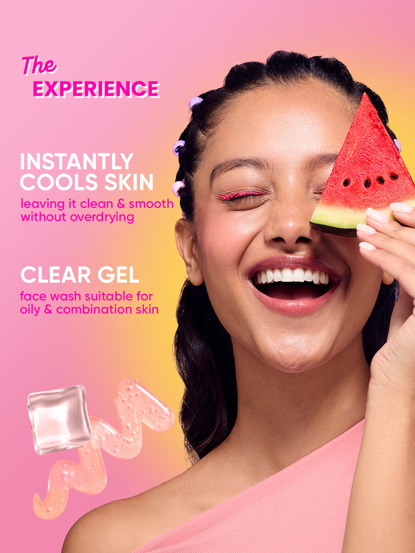 DOT & KEY Watermelon SuperGlow Facial Gel Cleanser with Vitamin C & Cucumber - 100 ml